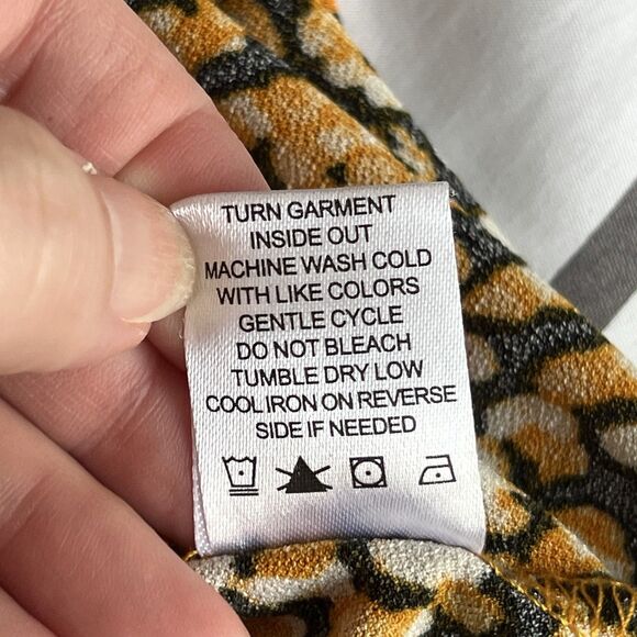 Adrienne Vittadini Top Women’s Shirt Sz X-large Stretchy Going Out Career Preppy - Picture 7 of 9